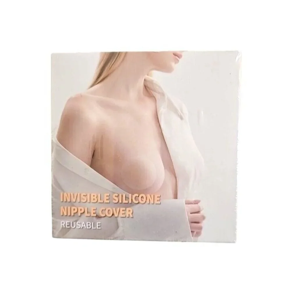ATTLADY Invisible Silicone Nipple Cover Reusable - Picture 1 of 7